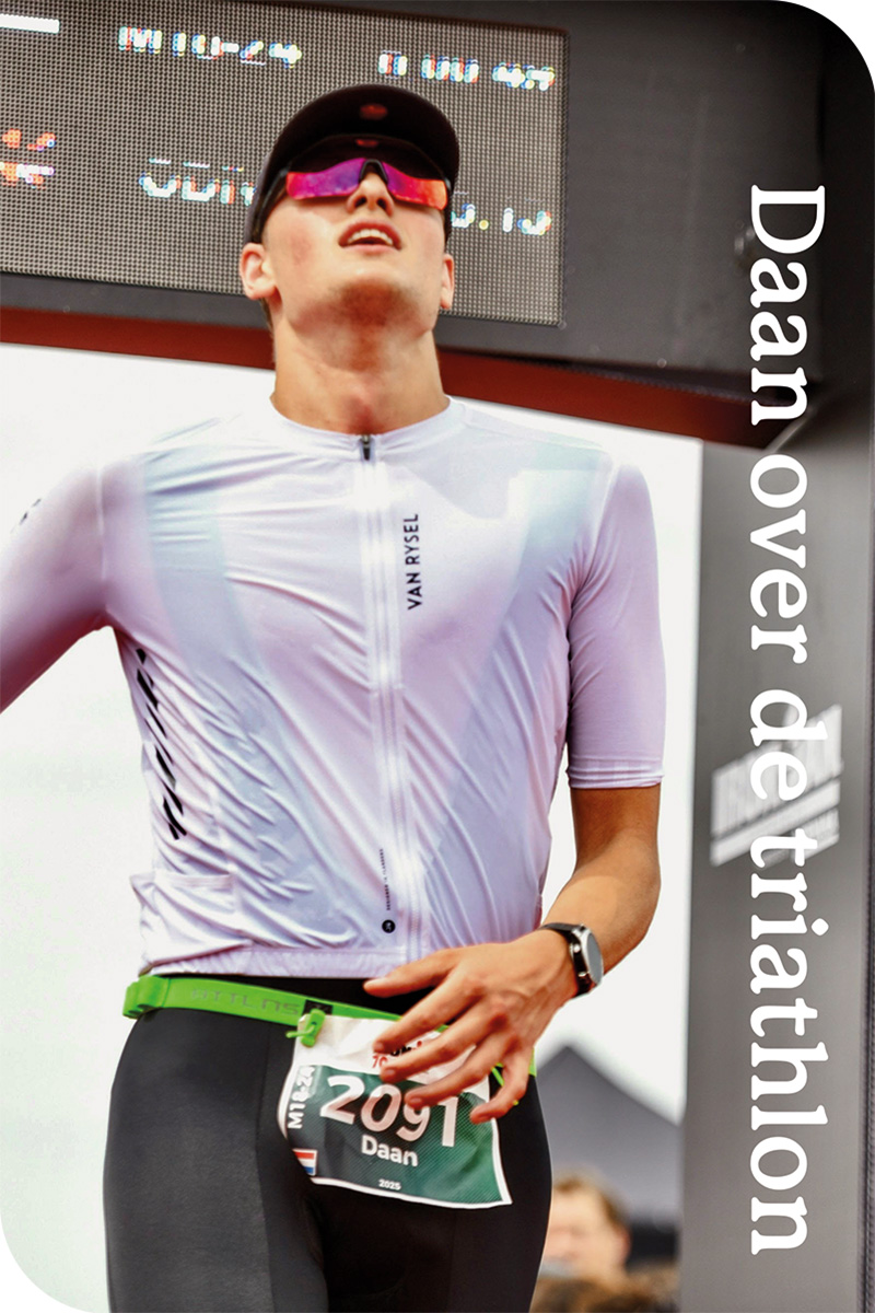 Daan over de triathlon